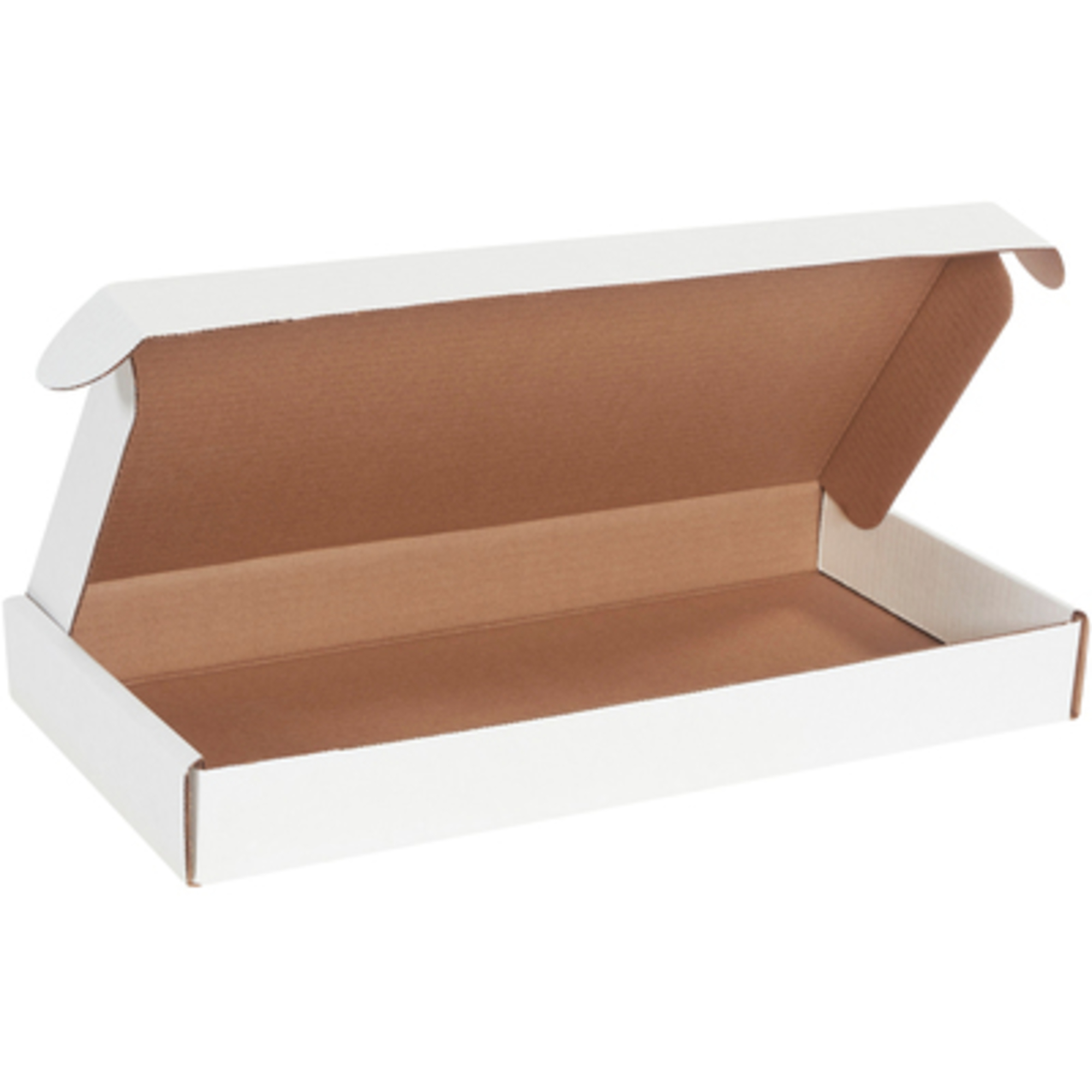 Stock Packaging White Deluxe Mailers — 19.125in. x 9.125in. x 2.1875in., 50 Pcs, Model# MFL1992